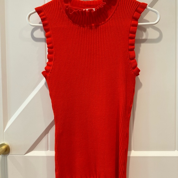 Milly Ruffle Edge Rubbed Tank - Picture 1 of 5